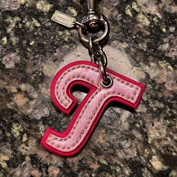 Coach Letter T Bag Charm - Picture 2 of 3